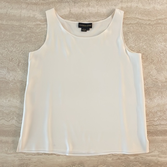 Nordstrom 90’s Y2K Silk Classiques Entier Sleeveless Top - Picture 10 of 10